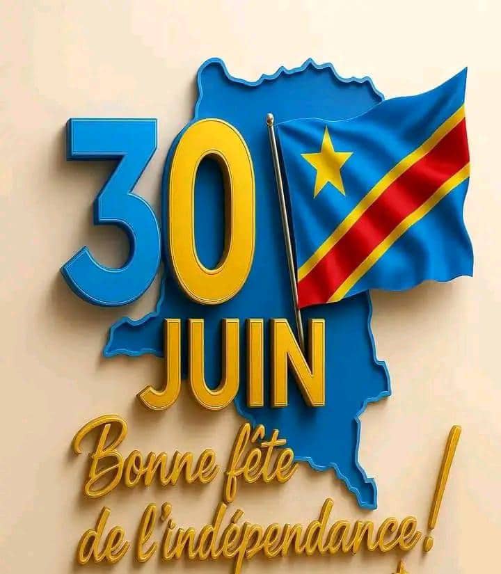 « L’indépendance n’est pas un acquis, c’est une mission ! »
Soyons dignes de nos héros : œuvrons chaque jour pour une RDC meilleure.
#RDC65 #Patriotisme
