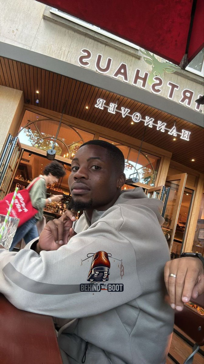 superjourno's tweet photo. 🔴 Ime Okon has landed in Germany for his medicals with Hannover 96. 
The defender expected to sign a contract until June 2029. 

#sabcsport411 https://t.co/FA2jXDutog