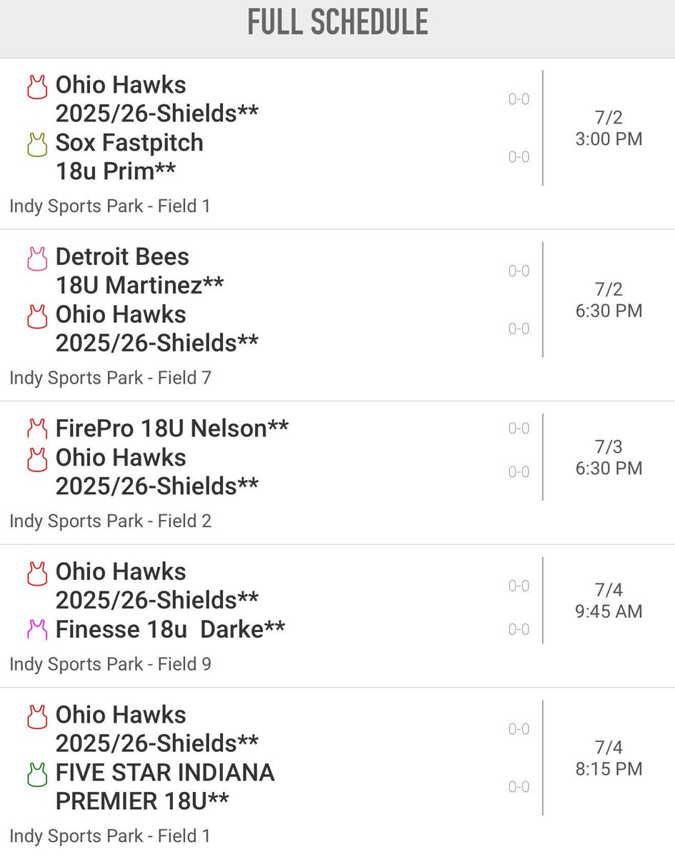 Kylynn Thomas 2026 (@kylynn_thomas) on Twitter photo ⬇️⬇️Schedule Drop⬇️⬇️
💥Great Lakes Firecracker💥
in Indy. Stop by and come watch💛🖤 #uncommitted2026
<a href="/TrahanAbby/">Abby Trahan</a> <a href="/dlargent17/">Danielle L'Argent</a> <a href="/Paige_McMenemy/">Paige McMenemy</a> <a href="/MeganMcMenemy25/">Megan (McMenemy) Bammann</a> <a href="/DloweOilerkid/">Danielle Lowe</a> <a href="/StFrancissftbal/">🥎SAINT FRANCIS SOFTBALL🥎</a> <a href="/DirectRecruits/">Direct Recruits</a> <a href="/TopPreps/">HIGH SCHOOL SPORTS NEWS, VIDEOS, EXPOSURE & MORE</a> <a href="/SBRRetweets/">Softball Recruiting Reposts</a> <a href="/LineDsoftball/">Line Drive Media</a> ⬇️⬇️Schedule Drop⬇️⬇️
💥Great Lakes Firecracker💥
in Indy. Stop by and come watch💛🖤 #uncommitted2026
<a href="/TrahanAbby/">Abby Trahan</a> <a href="/dlargent17/">Danielle L'Argent</a> <a href="/Paige_McMenemy/">Paige McMenemy</a> <a href="/MeganMcMenemy25/">Megan (McMenemy) Bammann</a> <a href="/DloweOilerkid/">Danielle Lowe</a> <a href="/StFrancissftbal/">🥎SAINT FRANCIS SOFTBALL🥎</a> <a href="/DirectRecruits/">Direct Recruits</a> <a href="/TopPreps/">HIGH SCHOOL SPORTS NEWS, VIDEOS, EXPOSURE & MORE</a> <a href="/SBRRetweets/">Softball Recruiting Reposts</a> <a href="/LineDsoftball/">Line Drive Media</a>