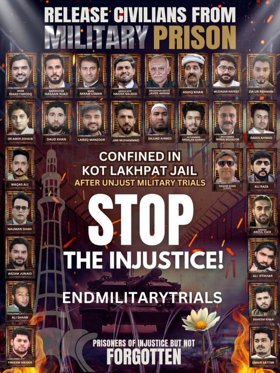 🇺🇸 Bilal Khan ﷽ (@peace4allpak) on Twitter photo ‼️International Criminal Court <a href="/CIJ_ICJ/">CIJ_ICJ</a> MUST start the proceedings against the mass murderer of the #IslamabadMassacre “Pakistan Army’s General Asim Munir”
<a href="/KarimKhanQC/">Karim A. A. Khan KC</a> <a href="/ICJ_Asia/">ICJ - Asia and the Pacific</a> <a href="/antonioguterres/">António Guterres</a> <a href="/RepJoeWilson/">Joe Wilson</a> <a href="/RepJackBergman/">Rep. Jack Bergman</a> <a href="/hrw/">Human Rights Watch</a> <a href="/UNHumanRights/">UN Human Rights</a> <a href="/amnesty/">Amnesty International</a> <a href="/amnestyusa/">Amnesty International USA</a> ‼️International Criminal Court <a href="/CIJ_ICJ/">CIJ_ICJ</a> MUST start the proceedings against the mass murderer of the #IslamabadMassacre “Pakistan Army’s General Asim Munir”
<a href="/KarimKhanQC/">Karim A. A. Khan KC</a> <a href="/ICJ_Asia/">ICJ - Asia and the Pacific</a> <a href="/antonioguterres/">António Guterres</a> <a href="/RepJoeWilson/">Joe Wilson</a> <a href="/RepJackBergman/">Rep. Jack Bergman</a> <a href="/hrw/">Human Rights Watch</a> <a href="/UNHumanRights/">UN Human Rights</a> <a href="/amnesty/">Amnesty International</a> <a href="/amnestyusa/">Amnesty International USA</a>