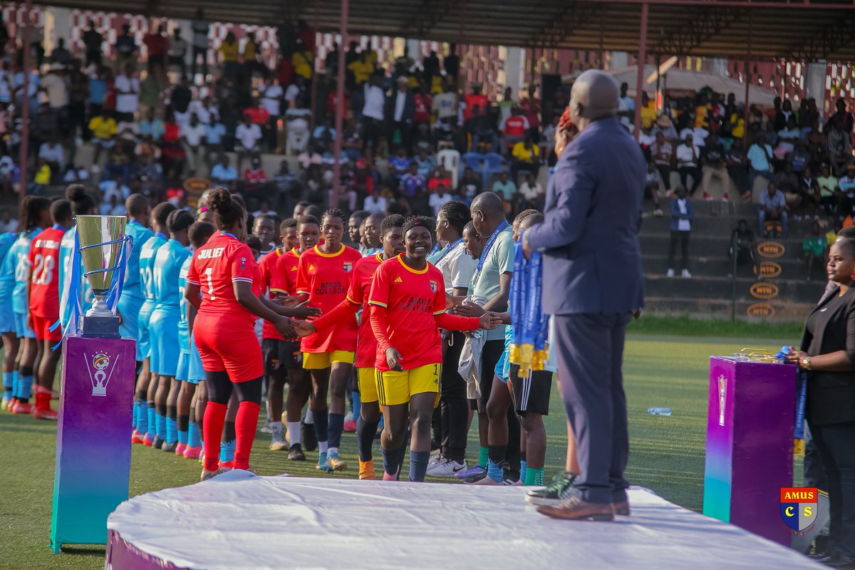 AMUS COLLEGE SCHOOL (@amuscollege) on Twitter photo It was a tough WIN which deserved a
Guard of Honor
We gave <a href="/KawempeClub/">Kawempe Muslim Ladies Football Club</a> a guard of honor and it did the same.
#lettherebelight It was a tough WIN which deserved a
Guard of Honor
We gave <a href="/KawempeClub/">Kawempe Muslim Ladies Football Club</a> a guard of honor and it did the same.
#lettherebelight