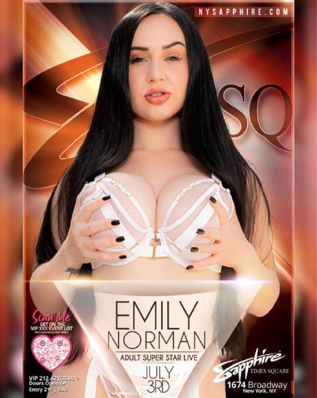 Sapphire Manhattan (@nysapphireclub) on Twitter photo 🔥 Thursday July 3: <a href="/bigtxem098/">Emily Norman</a> LIVE <a href="/NYSapphireClub/">Sapphire Manhattan</a> TSQ!
White lingerie, wild vibes. VIP tables: $500 gets you in w/ full credit!
Reserve now: nysapphire.com/tables-and-cab…
📲 212-421-3600
#EmilyNorman #NYCStripClub 🔥 Thursday July 3: <a href="/bigtxem098/">Emily Norman</a> LIVE <a href="/NYSapphireClub/">Sapphire Manhattan</a> TSQ!
White lingerie, wild vibes. VIP tables: $500 gets you in w/ full credit!
Reserve now: nysapphire.com/tables-and-cab…
📲 212-421-3600
#EmilyNorman #NYCStripClub