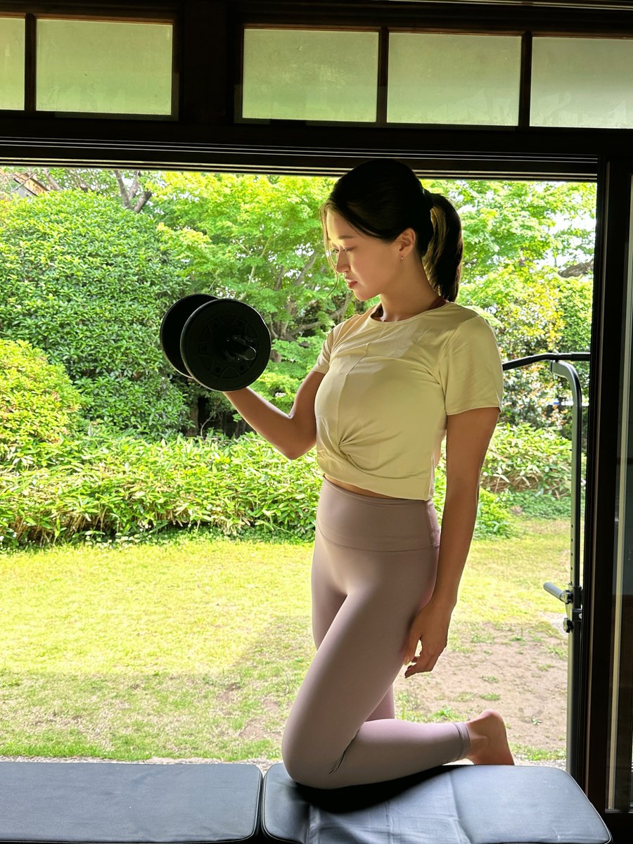 nodo_bodymake's tweet image. 7/1(火) 46.1kg
今日から7月。夫に見てもらおうと始めた筋トレが今は自分の為になってます😌