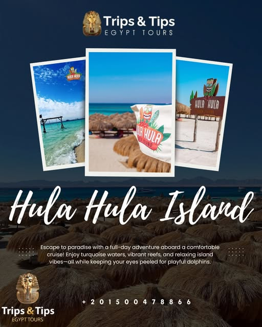 TRIPS_TIPS11's tweet photo. ποΈ Hula Hula Island Tour β Snorkel, Chill & Spot Dolphins! ππ¬
2 snorkeling stops, beach fun, lunch, drinks & transfers β all from just β¬20!
π From Hurghada
π 01500478866
#HulaHulaIsland #SnorkelingHurghada #RedSeaAdventure #TripsAndTipsEgypt #DolphinWatch https://t.co/Fr4AR7M3ge