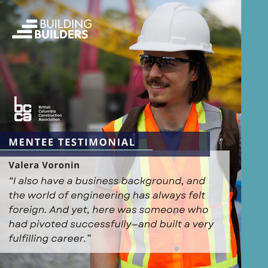 Valera Voronin recently joined us for a Building Builders site visit to EllisDon’s PNE Amphitheatre project, where he had a powerful moment of clarity and inspiration.

Read more bit.ly/3I1kfMw