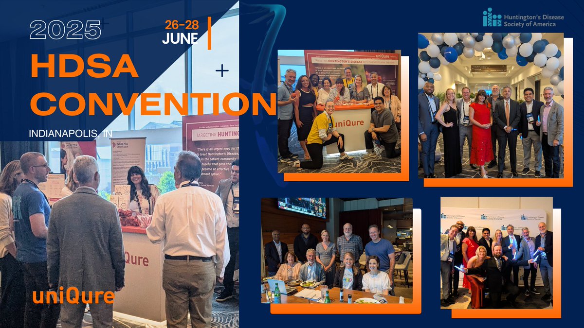 We were privileged to attend this past weekend’s #HDSAConvention to connect with and learn from the #huntingtonsdisease community. We return home inspired by their courage &amp; resiliency and excited to continue our efforts to bring a transformative #genetherapy to families in need.