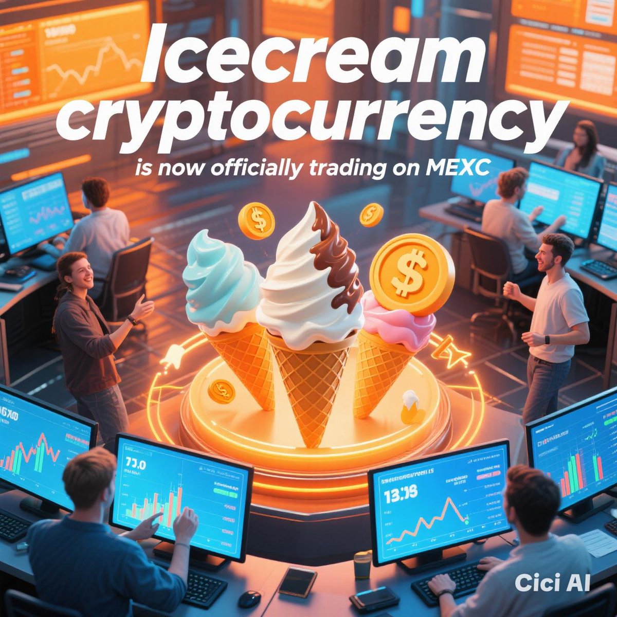 oxoxrainydays's tweet image. Sprinkle some crypto on your X posts! 🦄 $ICECREAM rewards your likes, replies, and vibes via AI Glaze Pools. On MEXC with 200+ DAU—grab your sweet share! 🍦 #ICECREAM #XFun
