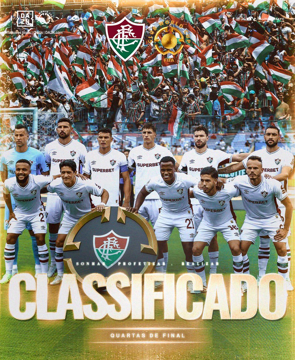 Proibido passar por esse tweet sem comentar “O FLUMINENSE PASSOU”. 

Vamos botar nos trending topics!