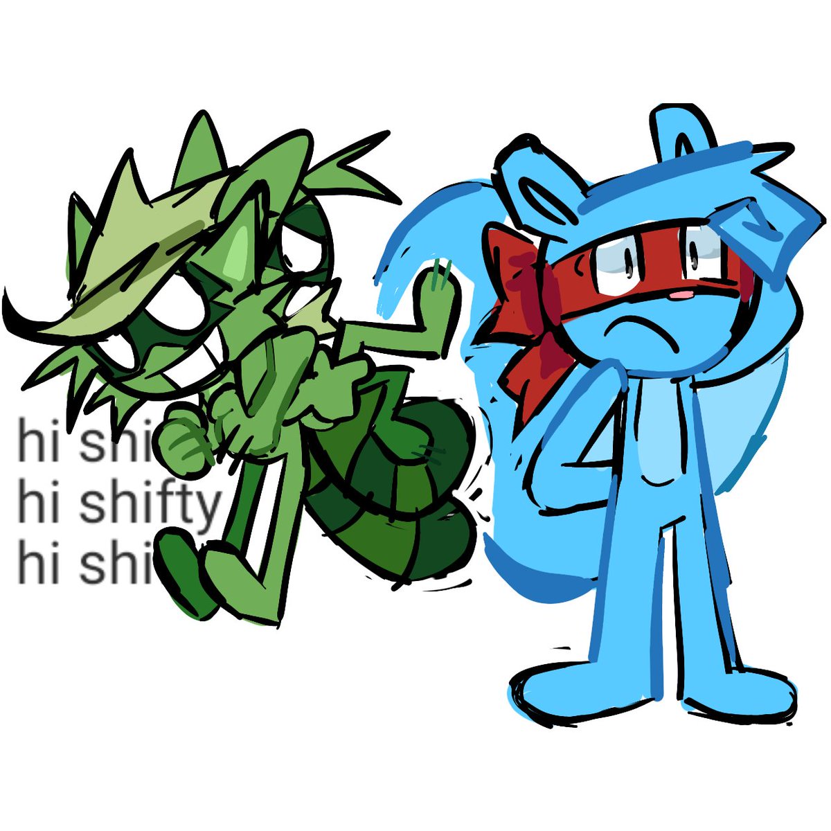 Hi shifty hi shifty h #HTF #happytreefriends #shifty #lifty #splendid