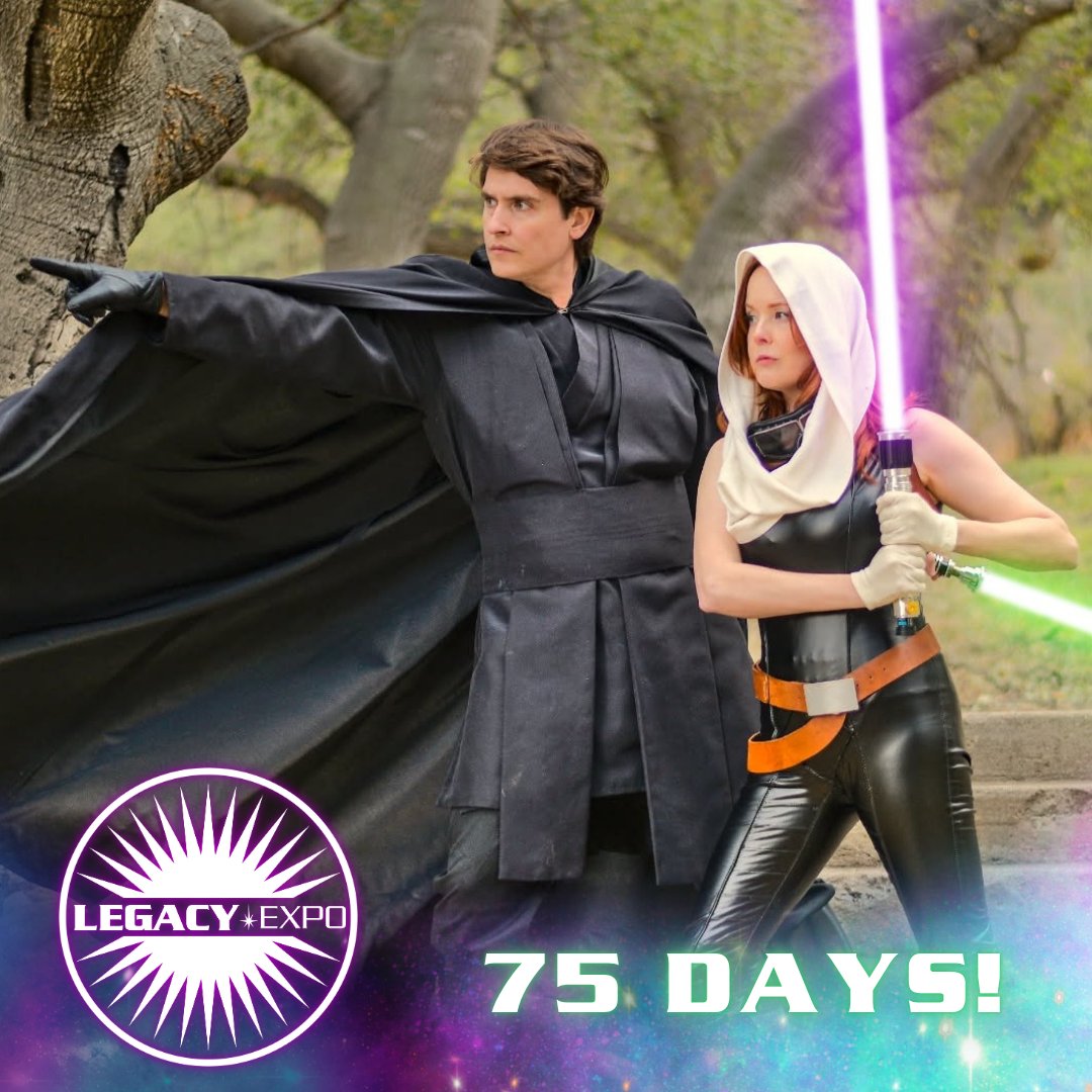 Legacy_Expo's tweet photo. 75 days until Legacy Expo! Have you gotten your tickets??

For tickets, hotel, and programming: https://t.co/qaCYZ76dPZ

Photo: @tylerpwdavey 
Edit: varactyyl (IG)
#MaraJade: @writergamernerd 
#LukeSkywalker: @DairyBoyComics https://t.co/hh4qXZCmEn