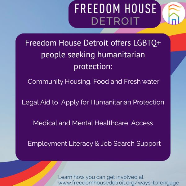 In many countries, being LGBTQ+ is still a crime, and for some, it’s a death sentence.
At FHD, we provide safety, legal aid &amp; community for LGBTQ+ refugees fleeing persecution.
Support our mission: buff.ly/3N7NU6B 🏳️🌈🏳️⚧️