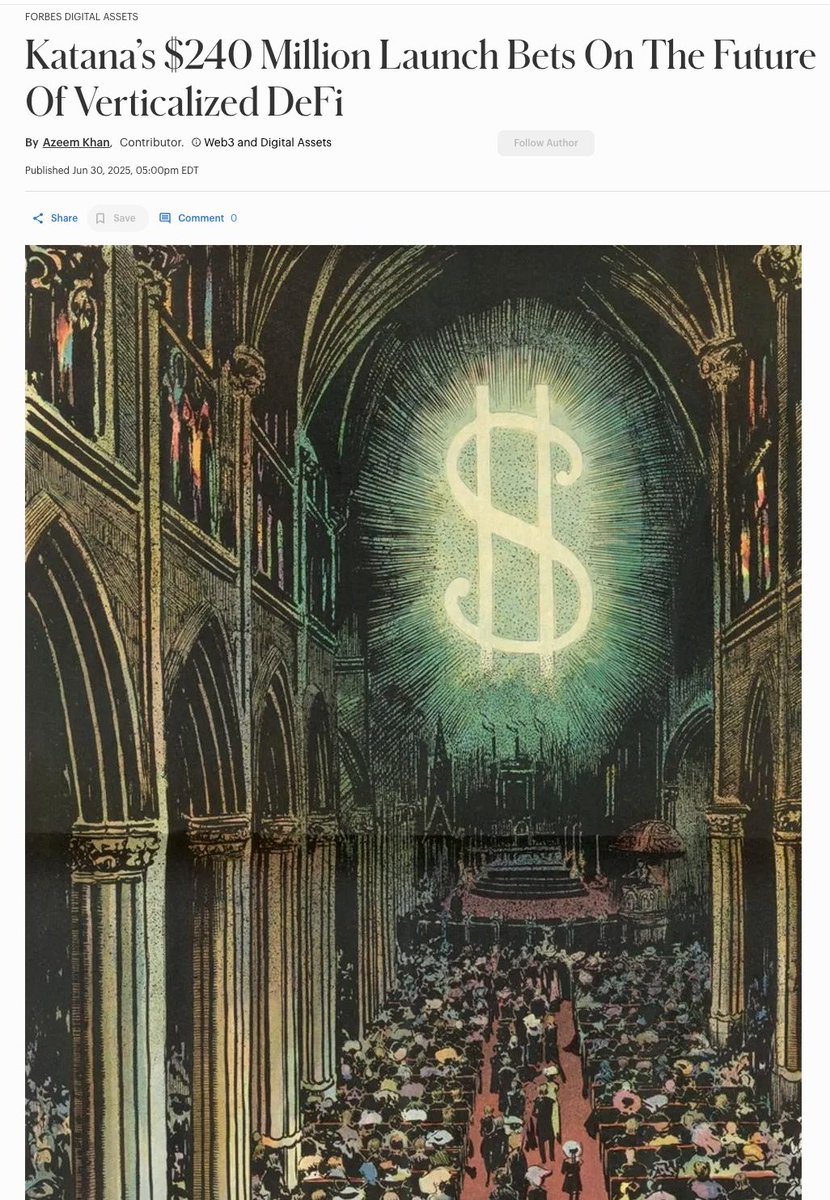 azeem (@azeemk_) on Twitter photo What if DeFi hasn’t lacked ambition, but just lacked coordination?
Capital is fragmented. Incentives misaligned. Too many protocols, too little depth. Billions chasing emissions, not outcomes.
Katana is a bet against that trend.
Incubated by Polygon and GSR, it is not a What if DeFi hasn’t lacked ambition, but just lacked coordination?
Capital is fragmented. Incentives misaligned. Too many protocols, too little depth. Billions chasing emissions, not outcomes.
Katana is a bet against that trend.
Incubated by Polygon and GSR, it is not a