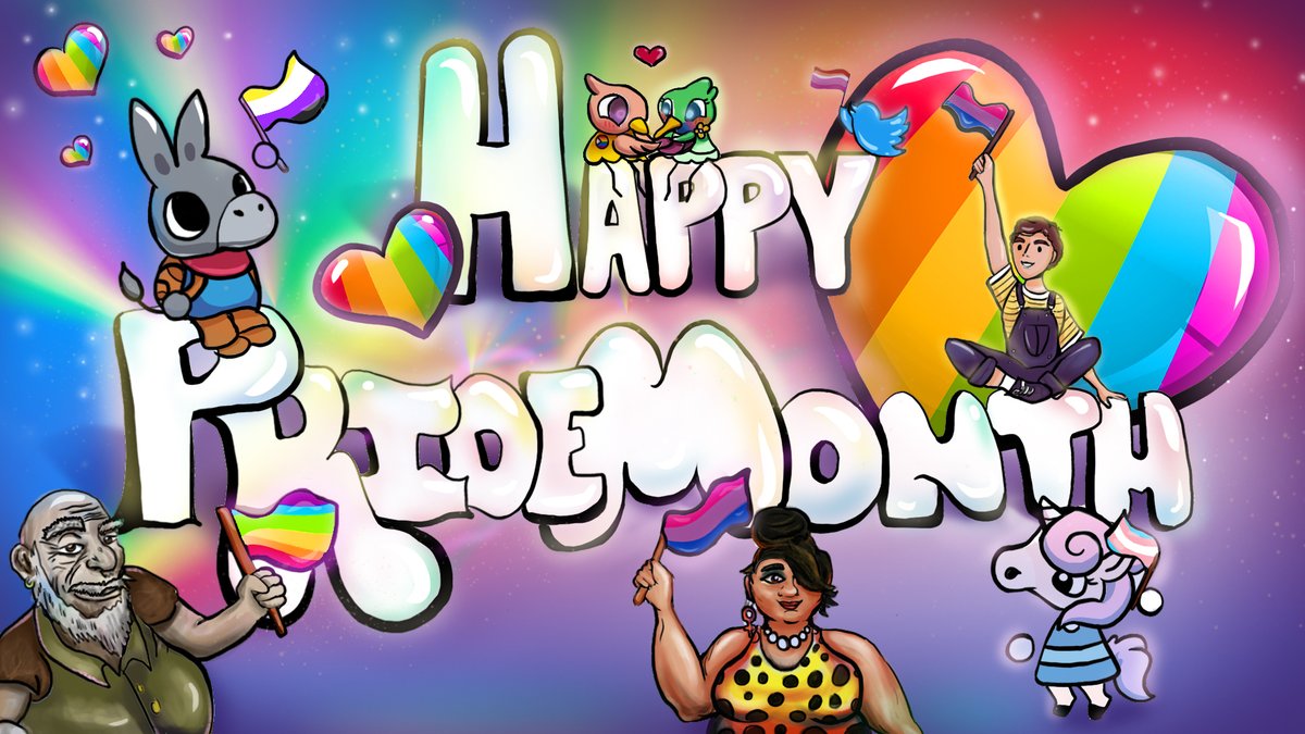 bright_gambit's tweet image. 🌈✨ Some of the amazing characters from the games we’ve supported are hoping you had a joyful and proud #PrideMonth! 💖🎮