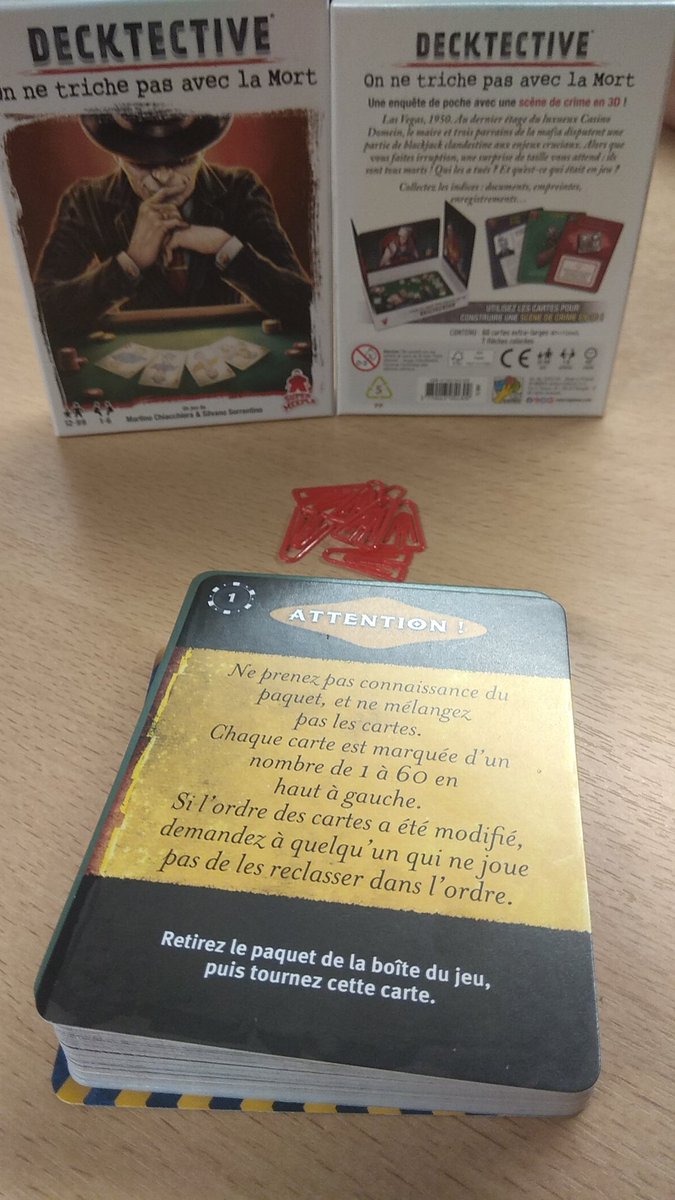 meyklar's tweet photo. Découverte du #j2s #Decktective #OnNeTrichePasAvecLaMort https://t.co/gl0xexdYAg