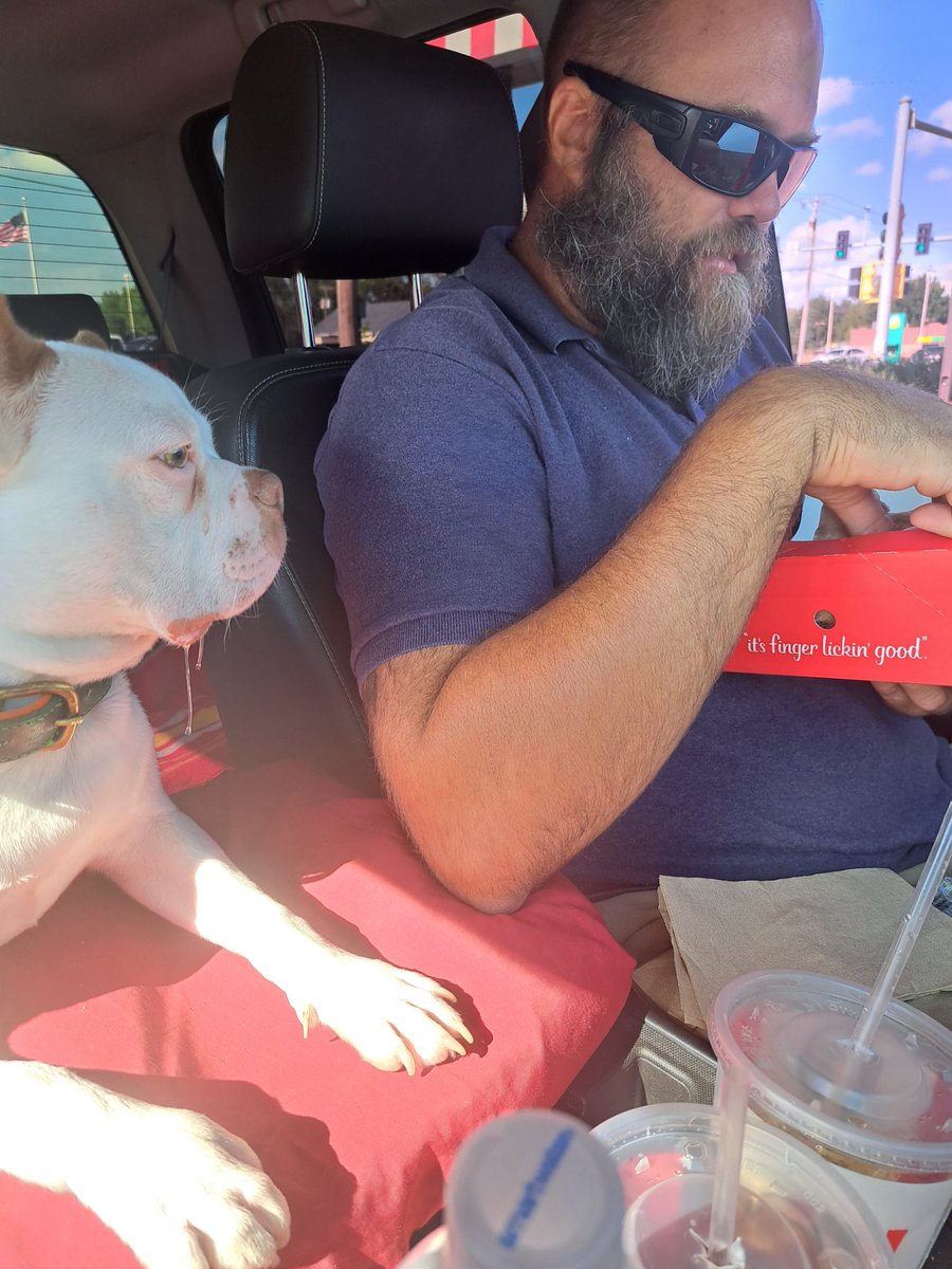 Jean-Luc loves KFC!