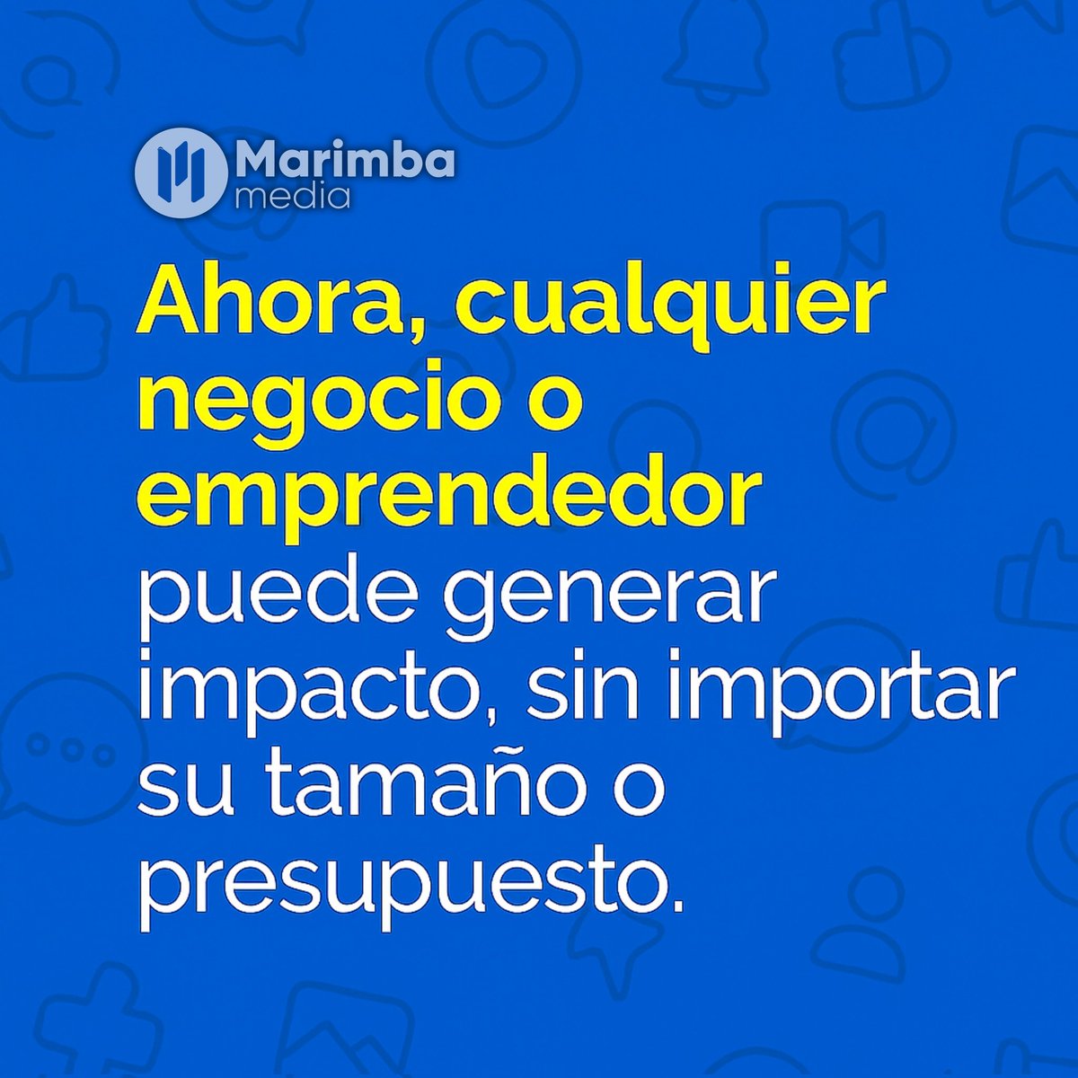 MarimbaMedia1's tweet photo. 📱 Hoy celebramos el Día de las Redes Sociales, pero más allá de los likes, los hashtags y los reels virales, queremos hablar de su verdadero impacto.

Las redes sociales cambiaron la forma en que nos comunicamos, pero también democratizaron el poder de influir, conectar y vender https://t.co/2XGYI6HL0P