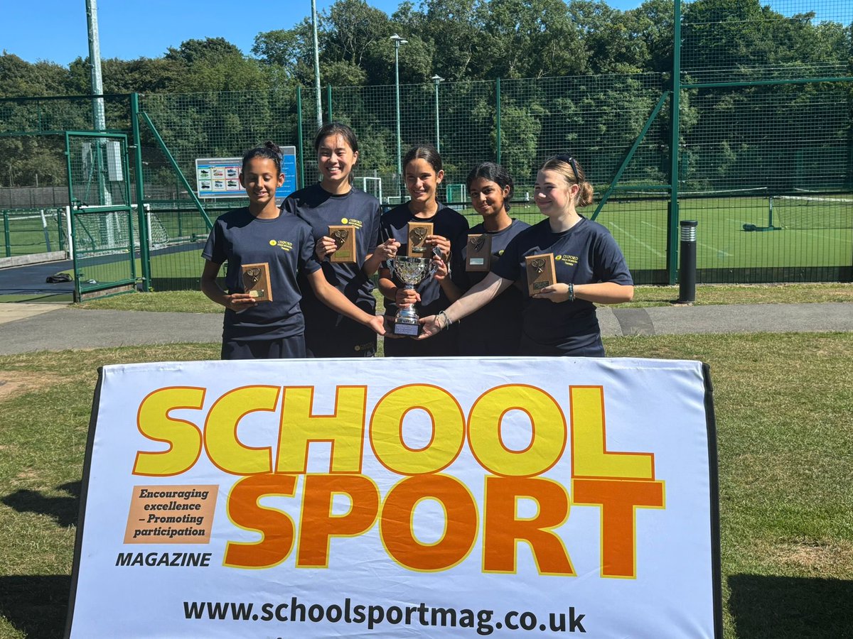 OHS_Sport's tweet photo. National Cup Champions!!! The biggest of congratulations to our U14 tennis team for winning the @schoolsportmag cup. After 5 days of back to back tennis last week, to then turn up today & play how they did, just incredible! #BeyondProud
#TeamOHS💙💛 https://t.co/2K44CoYxuJ