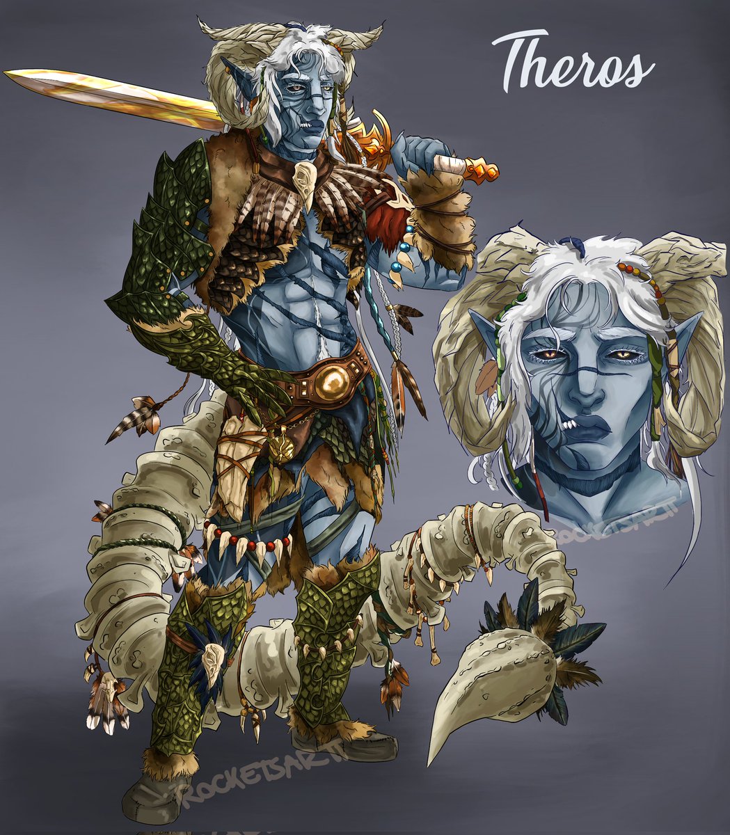 rocketsartt's tweet photo. i present to you, Theros, by dnd barbarian, aka my current hyperfixation :3
#DnDArt #dnd5e #DnDcharacter #ocart #dnd #dungeonsanddragons #tiefling https://t.co/ljtNojHmqL