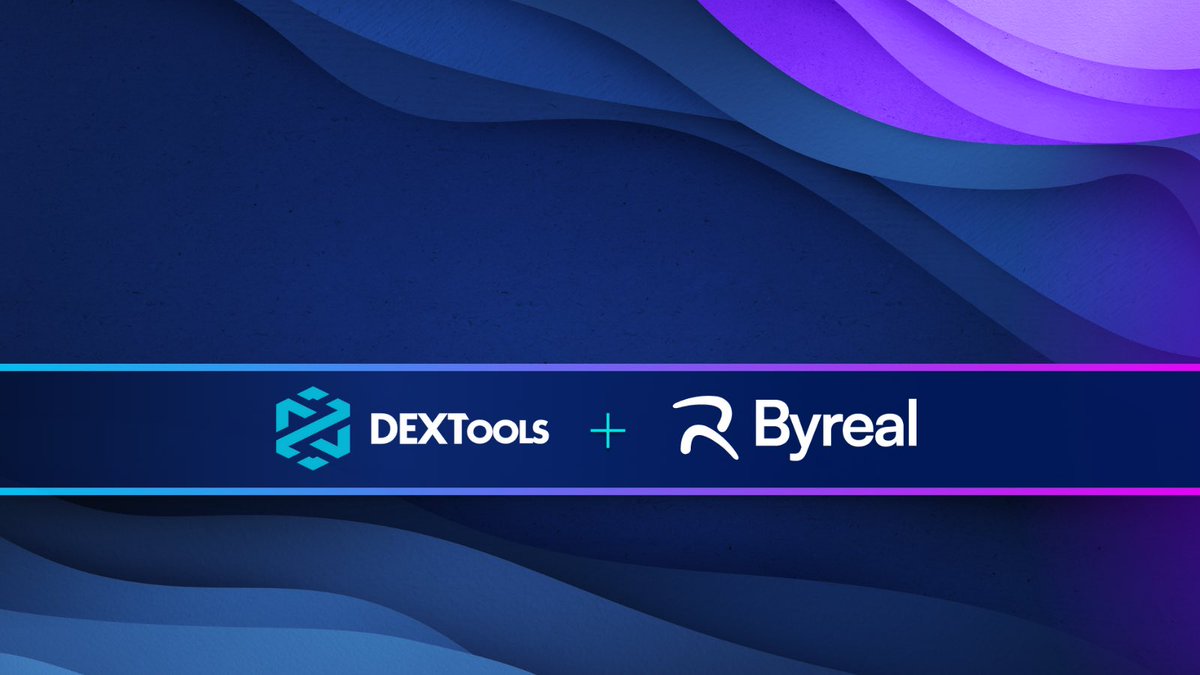 Hi Community! 🆕 We just integrated @byreal_io, the first DEX by  @Bybit_Official built on Solana!🔥 Dive into ByReal directly from DEXTools.  We keep expanding coverage to include trusted platforms like ByReal, so