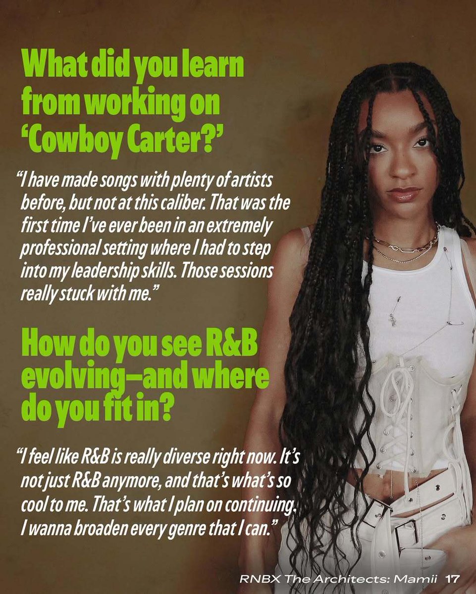 #RocNationPublishing’s <a href="/wheresmamii/">Mamii</a> featured in <a href="/Spotify/">Spotify</a>'s RNBX Magazine