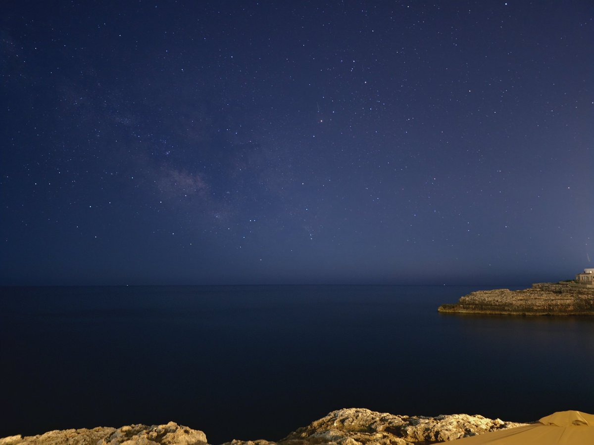Tried my best to find a dark corner in the hotel grounds to get a decent photo of the night sky here. #mallorca #majorca  #portocolom #balearics