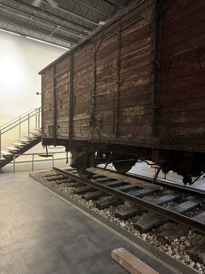 FLHolocaustMus's tweet image. Boxcar #113 069-5.
Some things will be new. Some things will stay the same.
As we prepare to reopen this September, moments like this remind us why the work matters.
This original Boxcar—used by the Nazis to transport Jews and others to concentration camps—is one of the most…