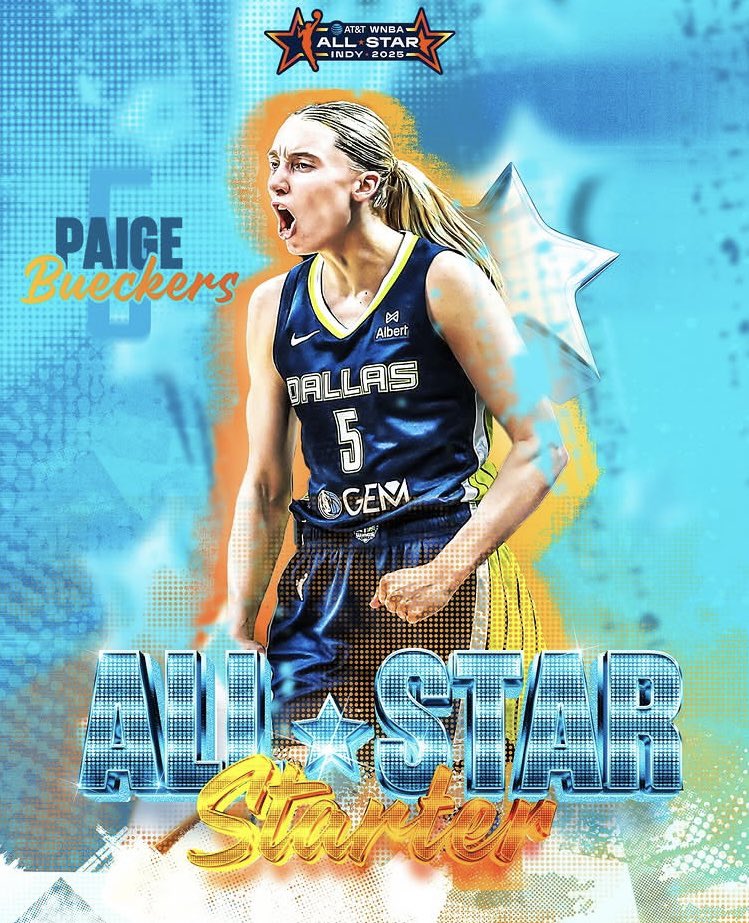 PAIGE BUECKERS ALL STARRR only rookie this year to make it
