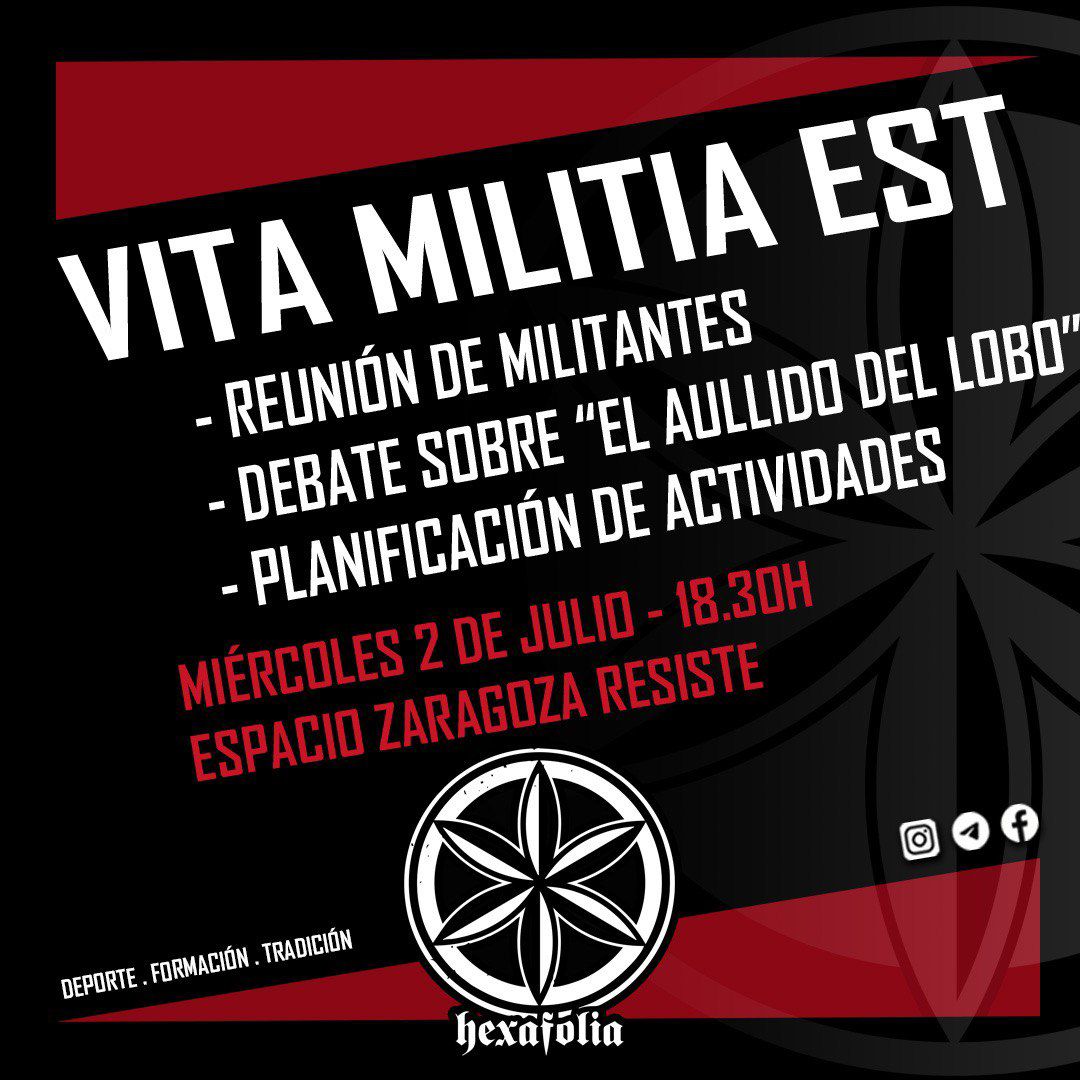 🗡️ El miércoles 2 de julio a las 18:30 el EZR abrirá sus puertas de la mano de Hexafolia.

📖 Entre otras cosas se llevará el nuevo libro de <a href="/laforjayespada/">Gonzalo Rodríguez García</a> "El aullido del lobo" lo ojearemos, debatiremos y diseccionaremos.

Estáis todos invitados.👇🏻