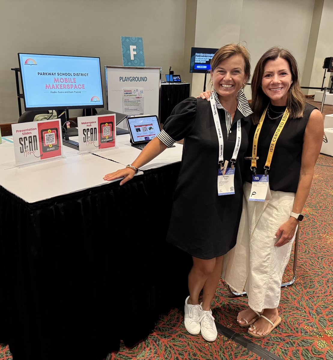 harmsvirtual's tweet photo. Mobile MakerSpace presentation at ISTE was a blast! #ISTELive25 https://t.co/6n4Daj20XS