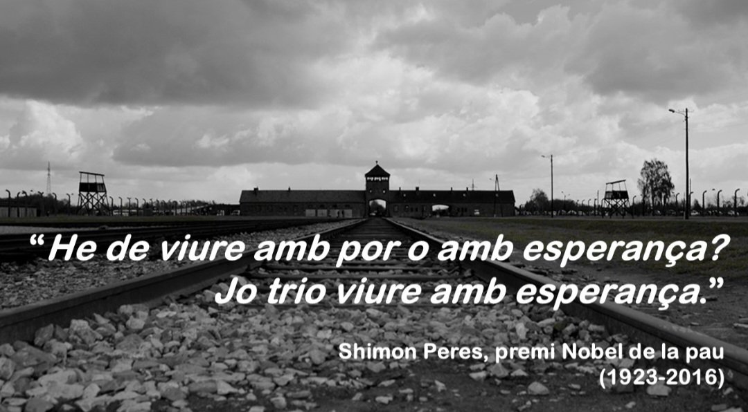 Albert Ubach (@albertubach1) on Twitter photo <a href="/d_orriols/">Domènec Orriols</a> <a href="/ACAI_cat/">ACAI</a> <a href="/toni_florido/">Toni Florido</a> Ara que l'ombra de l'oblit eclipsa el cel de la memòria; ara que els éssers humans es tornen els menys humans dels éssers; ara que l'antisemitisme enverina de nou el cor i la raó...que mai més una via morta no sigui el destí de l'Esperança. <a href="/d_orriols/">Domènec Orriols</a> <a href="/ACAI_cat/">ACAI</a> <a href="/toni_florido/">Toni Florido</a> Ara que l'ombra de l'oblit eclipsa el cel de la memòria; ara que els éssers humans es tornen els menys humans dels éssers; ara que l'antisemitisme enverina de nou el cor i la raó...que mai més una via morta no sigui el destí de l'Esperança.