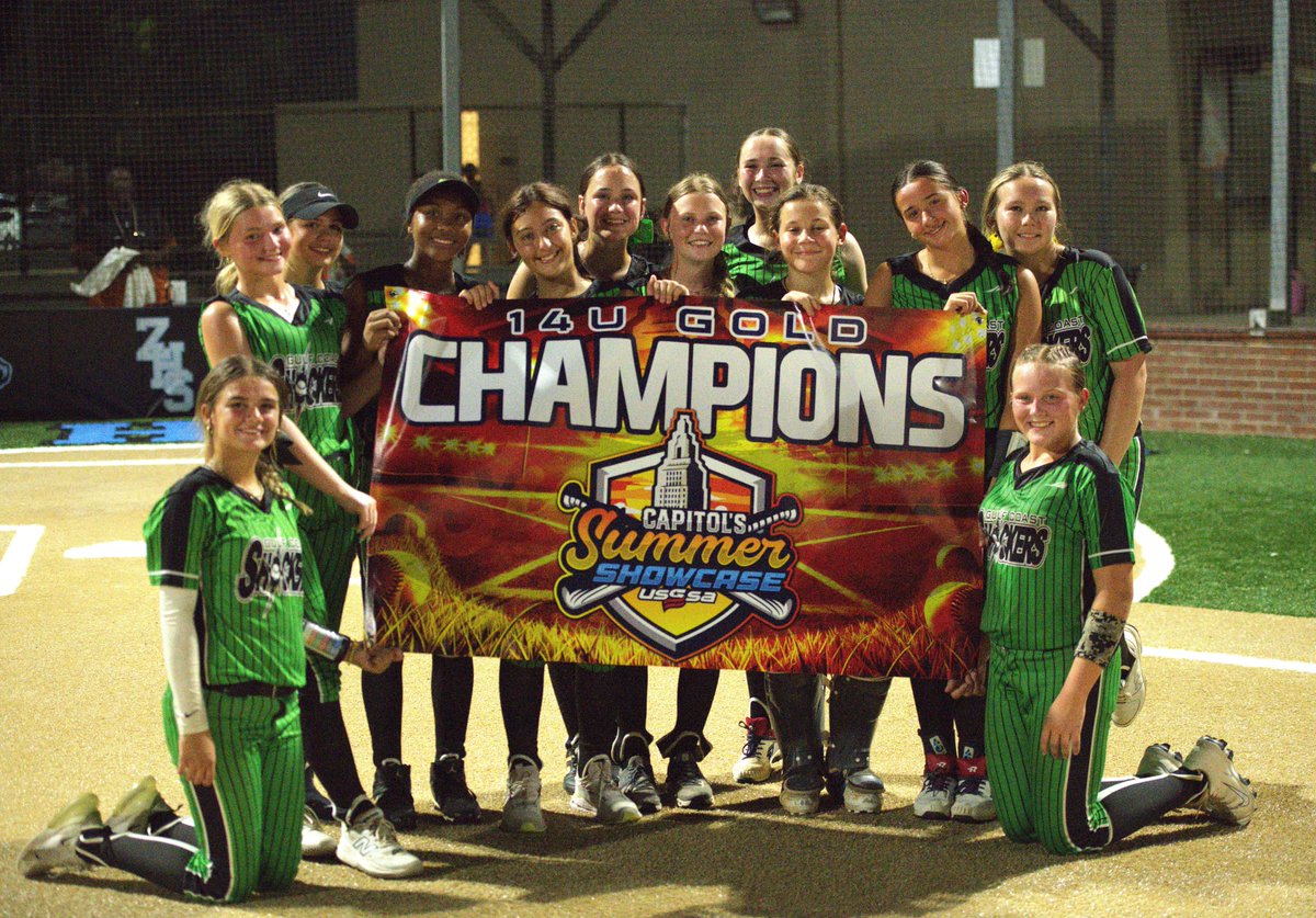 Congrats to our Gulf Coast Shockers 2k11 for winning the 14u Gold Bracket this weekend at the Capitol's Summer Showcase in Zachary.