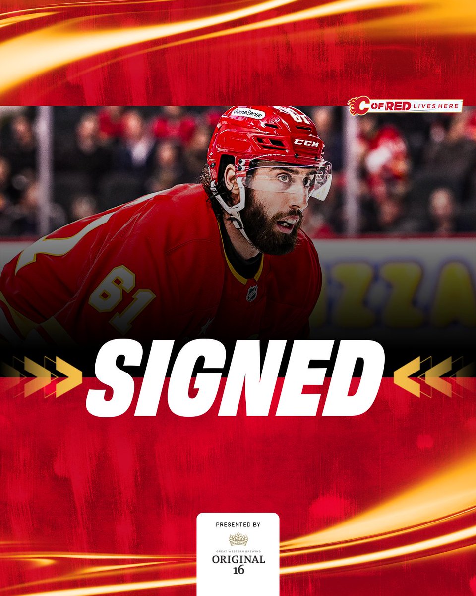 Calgary Flames (@nhlflames) on Twitter photo BISH!
Clark Bishop has signed a one-year, two-way contract extension with an AAV of $775,000!
#Flames | <a href="/original16beer/">Original 16</a> BISH!
Clark Bishop has signed a one-year, two-way contract extension with an AAV of $775,000!
#Flames | <a href="/original16beer/">Original 16</a>
