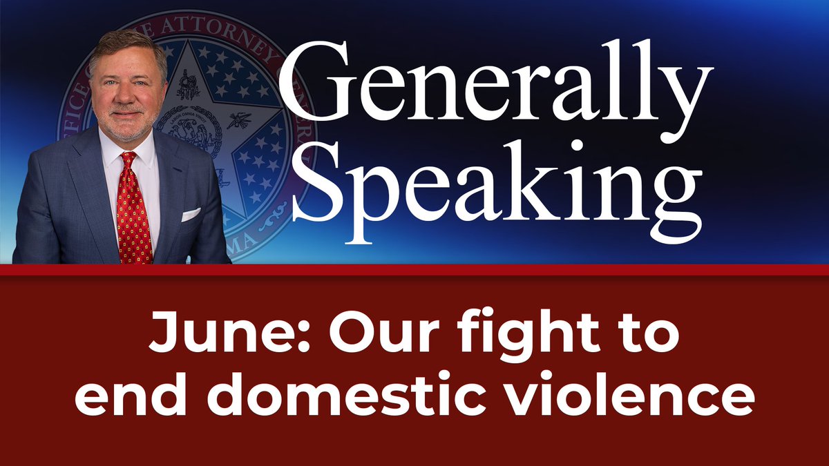 It is critical we find new solutions to combat the horrors of domestic violence and to support victims and survivors. Eight new pieces of legislation emerged this year to do just that in Oklahoma. Read more about it in my latest newsletter. oklahoma.gov/oag/news/gener…