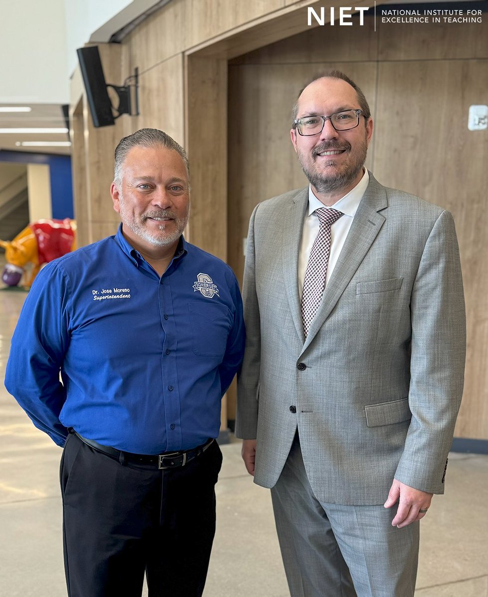 NIETjbarnett's tweet photo. Amazing to see the consistent work happening in Somerset ISD, a testament to being an award-winning district. Great job showcasing educator excellence at Somerset! 👏 #NIET2025 @somersetisd @Insitulab_org https://t.co/iJdmYIVQTx