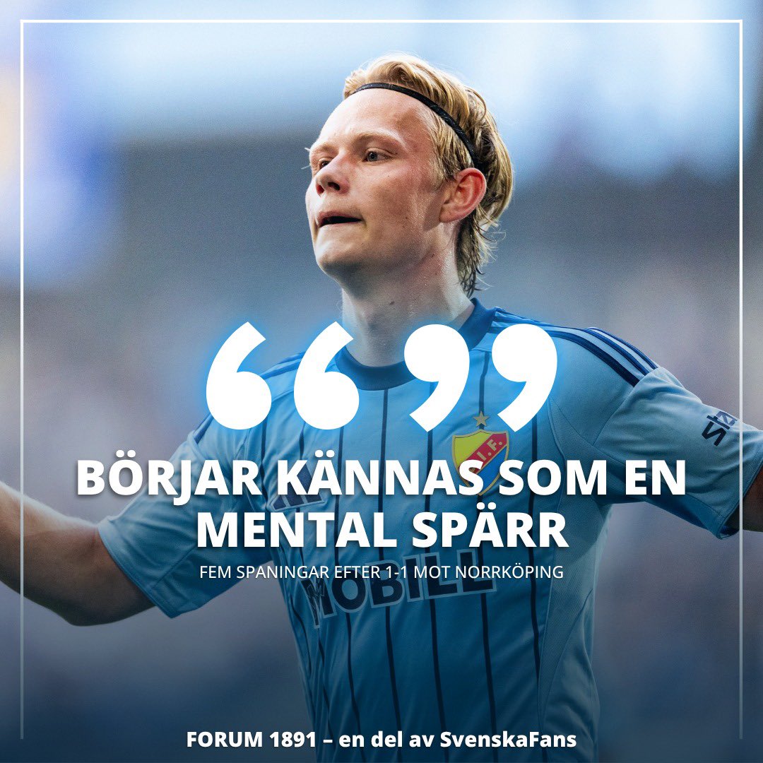 Fem spaningar efter kvällens poängtapp.

✍️ svenskafans.com/fotboll/fem-sp…