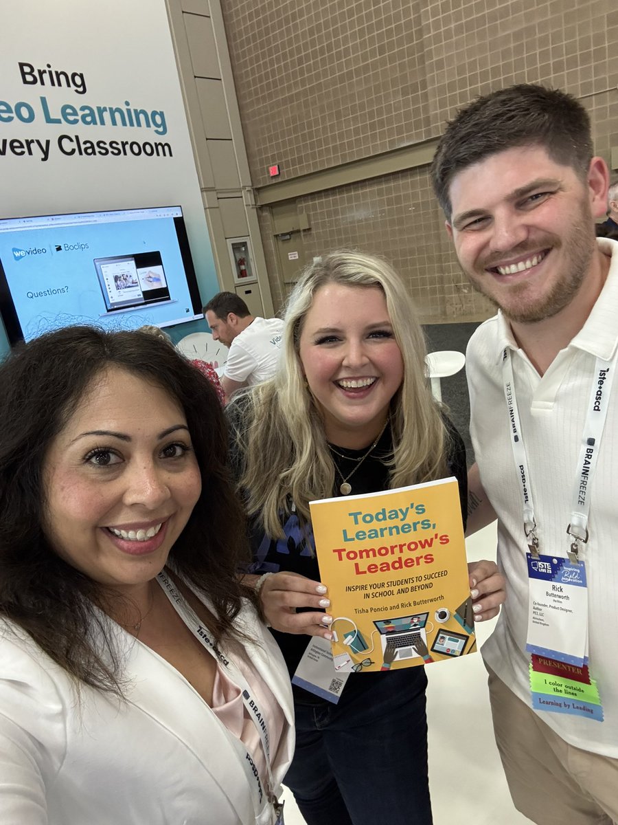 Ainsley Hill (@mrshillteaches) on Twitter photo Seeing these two made my day! So proud of <a href="/TishaPoncio/">Tisha Poncio</a> and <a href="/r1ck11/">Rick Butterworth</a> —Their new book Today’s Learners, Tomorrow’s Leaders is out, and I can’t wait to dive in!! #ISTELive Seeing these two made my day! So proud of <a href="/TishaPoncio/">Tisha Poncio</a> and <a href="/r1ck11/">Rick Butterworth</a> —Their new book Today’s Learners, Tomorrow’s Leaders is out, and I can’t wait to dive in!! #ISTELive