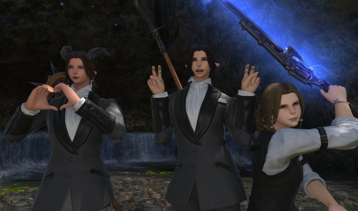 Looking dapper in our uninforms <a href="/nexusxgamingv1/">nexusxgamingv1</a>, <a href="/MermaidAze/">Mermaid Aze</a> ✌️
#FinalFantasyXIV