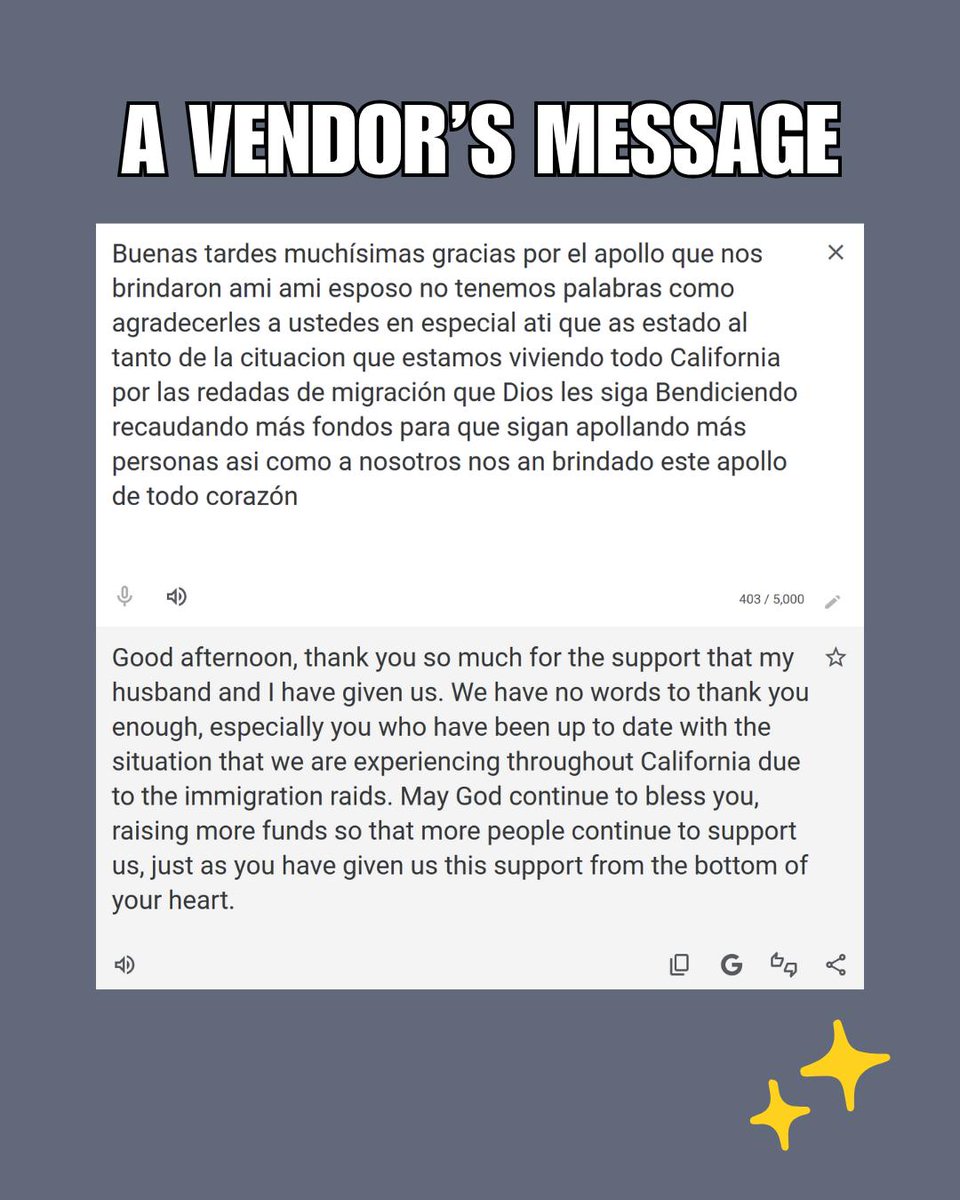 ahouse4all's tweet photo. If you can, please help us keep our LA street vendor neighbors inside. No one should have to choose between being kidnapped or paying rent. 🫶❤️ https://t.co/qJ6EgofQu4
