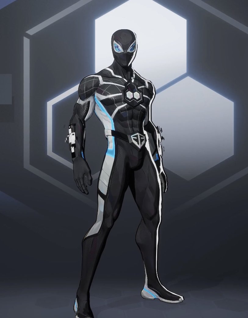 RivalsAssembled's tweet photo. Black and White versions of Spider-Man’s new Future Foundation skin https://t.co/UD3sHL7EsA