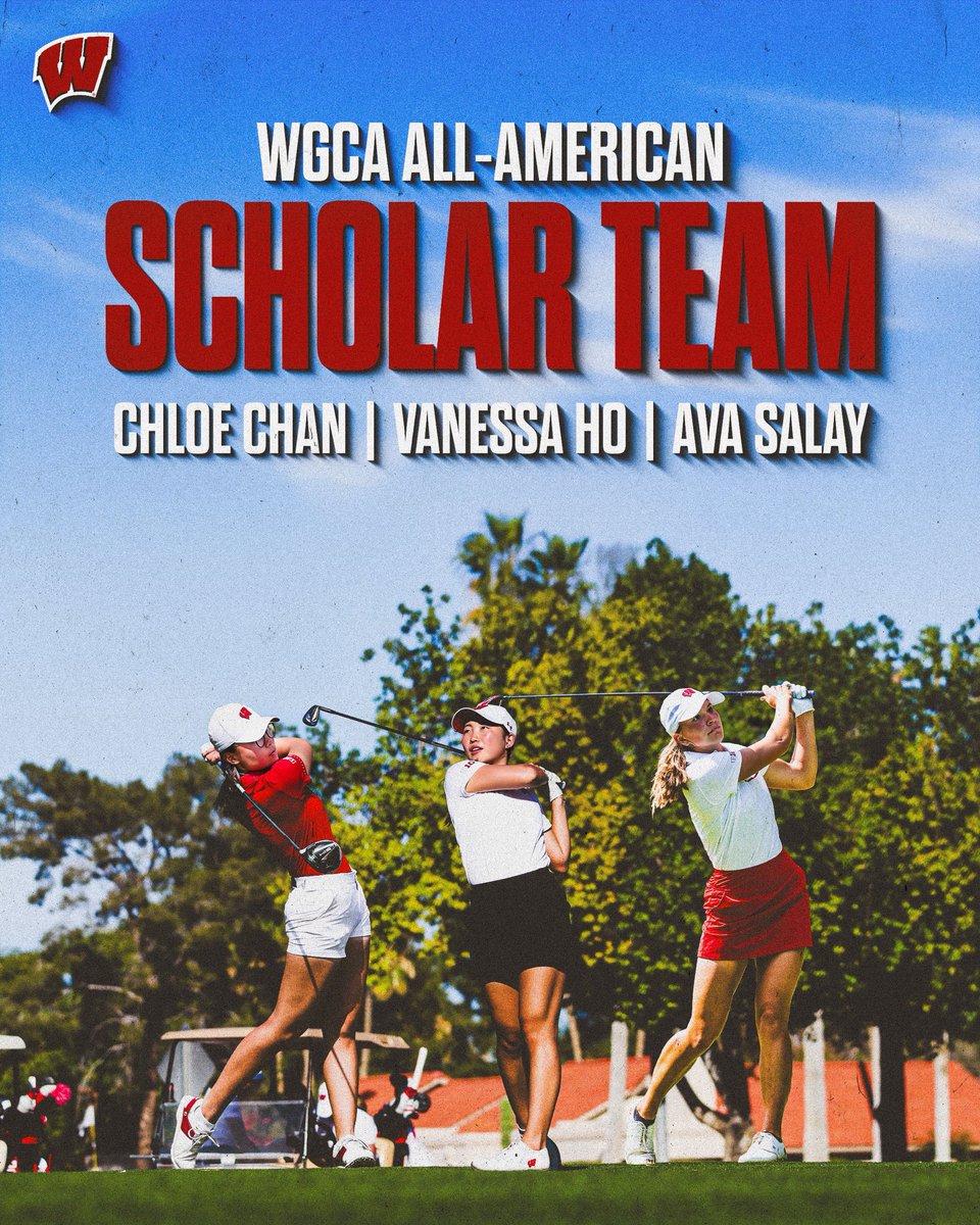 Proud of these three for their hard work on the course and in the classroom!! Congrats to Chloe, Vanessa, and Ava on being named WGCA All-American Scholars⛳️📚