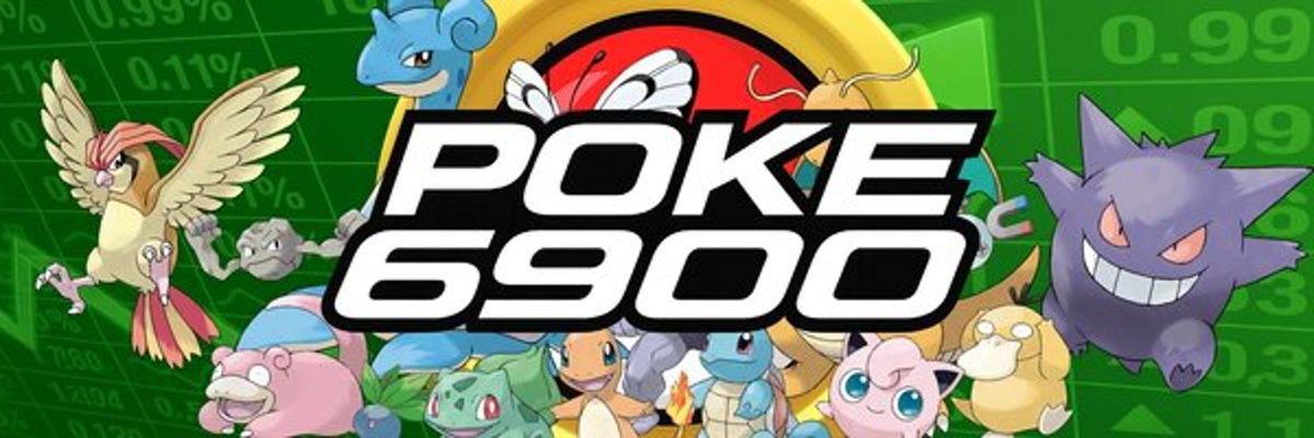 We haven't really seen a Pokémon runner. We've all pretty much grew up on it whether it was from the tv shows, or video games, or the trading cards that have grown tremendously in value over the years. Yet, $POKE6900 is sitting at $1.2m from the time I'm writing this post.

We've