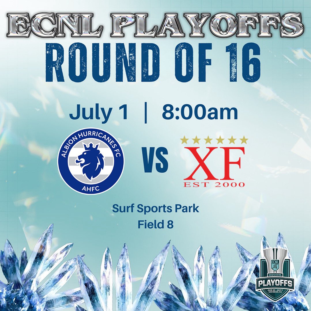 AHFC 09G ECNL (@albion09gecnl) on Twitter photo Round of 16 matchups are set — back in action tomorrow morning! ⚽️💪
<a href="/ahfcsoccer/">Albion Hurricanes FC</a> <a href="/ECNLgirls/">ECNL Girls</a> <a href="/CoachGusMota/">Gustavo Mota</a> <a href="/TopDrawerSoccer/">TopDrawerSoccer</a> <a href="/TheSoccerWire/">SoccerWire</a> <a href="/PrepSoccer/">Prep Soccer ⚽️</a> <a href="/PrepSoccerTX/">Prep Soccer Texas</a> <a href="/ImYouthSoccer/">ECNL/GA/Recruiting/College Soccer</a> <a href="/ImCollegeSoccer/">College Soccer Truth ™</a> Round of 16 matchups are set — back in action tomorrow morning! ⚽️💪
<a href="/ahfcsoccer/">Albion Hurricanes FC</a> <a href="/ECNLgirls/">ECNL Girls</a> <a href="/CoachGusMota/">Gustavo Mota</a> <a href="/TopDrawerSoccer/">TopDrawerSoccer</a> <a href="/TheSoccerWire/">SoccerWire</a> <a href="/PrepSoccer/">Prep Soccer ⚽️</a> <a href="/PrepSoccerTX/">Prep Soccer Texas</a> <a href="/ImYouthSoccer/">ECNL/GA/Recruiting/College Soccer</a> <a href="/ImCollegeSoccer/">College Soccer Truth ™</a>