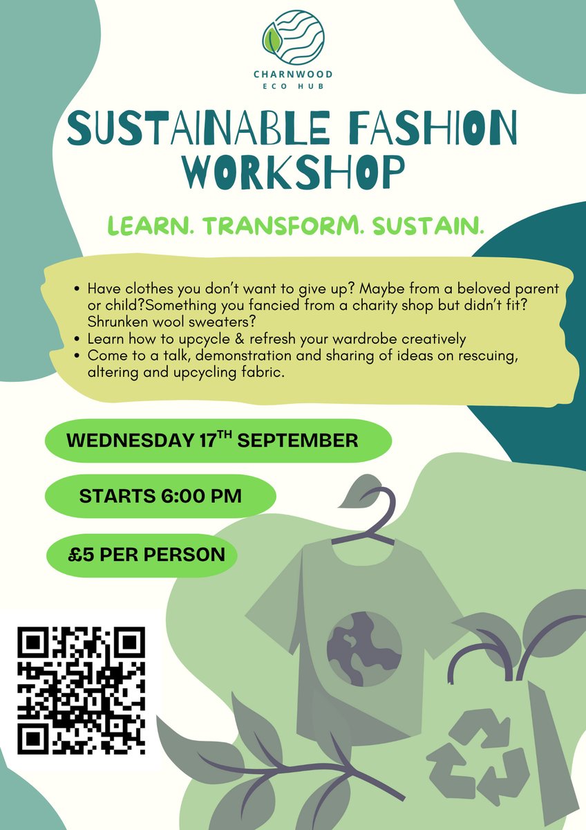 Transition Loughboro (@transitionlboro) on Twitter photo #Sustaiable #Fashion workshop on Wed 17th Sept from 6pm at <a href="/Charnwoodecohub/">Charnwood Eco Hub</a>. Find out how to upcycle and refresh your wardrobe with a talk, demonstration and sharing ideas. £5 per person. #Sustaiable #Fashion workshop on Wed 17th Sept from 6pm at <a href="/Charnwoodecohub/">Charnwood Eco Hub</a>. Find out how to upcycle and refresh your wardrobe with a talk, demonstration and sharing ideas. £5 per person.