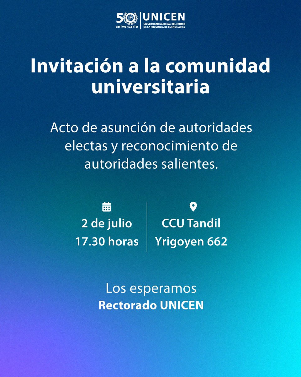 UNICEN (@unicen_oficial) on Twitter photo 