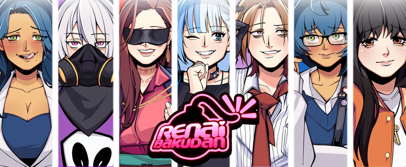 noodletub's tweet photo. All of our games are currently ON SALE in the Steam Summer Sale!

In NSFW yuri visual novel RENAI BAKUDAN, you can...

💖 Romance 7 amazing girls!
👉 Work at a love hotel!
🔞 Explore a red-light district!
👀 Unlock 30+ erotic novels to read!

GET IT HERE👇
https://t.co/r417jySTPC https://t.co/83sPHyR8Bf