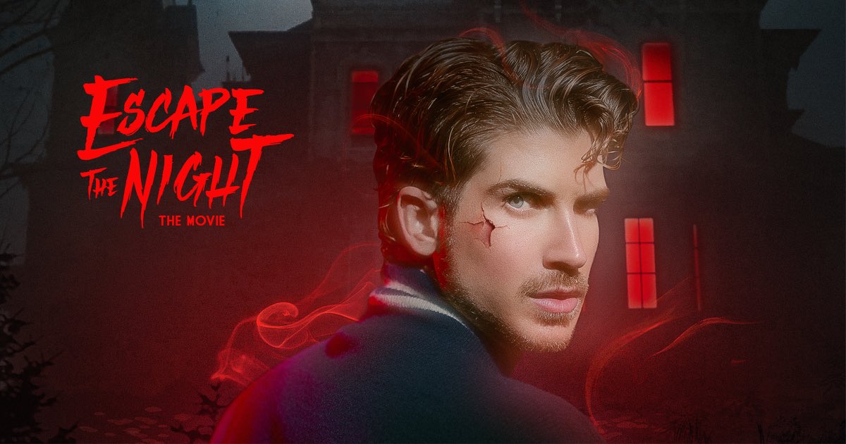 Escape the Night (@itsescapetn) on Twitter photo .<a href="/JoeyGraceffa/">Joey Graceffa</a> reveals that ‘Escape the Night: The Movie’ will have the duration of 3 regular season episodes.
He’s deciding whether to release it as 3 episodes or as a full movie. .<a href="/JoeyGraceffa/">Joey Graceffa</a> reveals that ‘Escape the Night: The Movie’ will have the duration of 3 regular season episodes.
He’s deciding whether to release it as 3 episodes or as a full movie.
