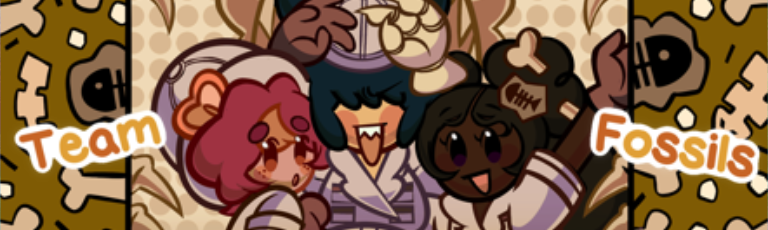 trinstargirl123's tweet photo. Artwork and banners I made for my profile for #artfight2025 !!! #artfightteamfossils https://t.co/akdsCsWdor
