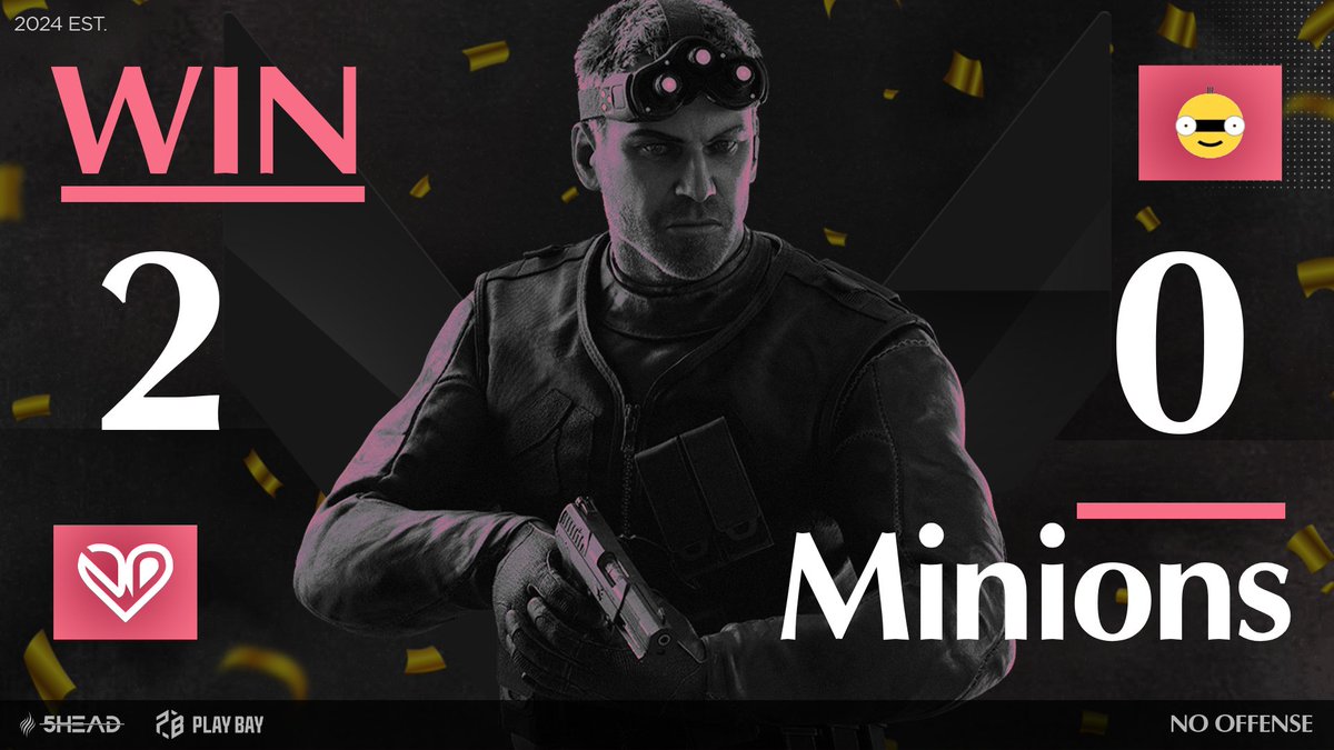 NO Offense (@nofatw) on Twitter photo 🥱
Wir gewinnen nach einer umkämpften ersten Map souverän mit 2:0 und stehen am ende in dem <a href="/WarS_Tournament/">WarS League S1</a> in unserer Gruppe auf Platz 1.
GGWP <a href="/MinionsXbox/">Minions</a>
🗺️:
Border: 8:7 OT W
Chalet: 7:2
👑 <a href="/_Gold28/">One-Eyed Bandit</a>
🎮 <a href="/Aljomeister/">Aljomeister</a>
🎮 <a href="/k3sko_/">NOF Kesko🏴</a>
🎮 <a href="/Holzrusse999/">Russe999</a>
🎮 <a href="/TimDelRey_/">Tim 💥</a> 🥱
Wir gewinnen nach einer umkämpften ersten Map souverän mit 2:0 und stehen am ende in dem <a href="/WarS_Tournament/">WarS League S1</a> in unserer Gruppe auf Platz 1.
GGWP <a href="/MinionsXbox/">Minions</a>
🗺️:
Border: 8:7 OT W
Chalet: 7:2
👑 <a href="/_Gold28/">One-Eyed Bandit</a>
🎮 <a href="/Aljomeister/">Aljomeister</a>
🎮 <a href="/k3sko_/">NOF Kesko🏴</a>
🎮 <a href="/Holzrusse999/">Russe999</a>
🎮 <a href="/TimDelRey_/">Tim 💥</a>