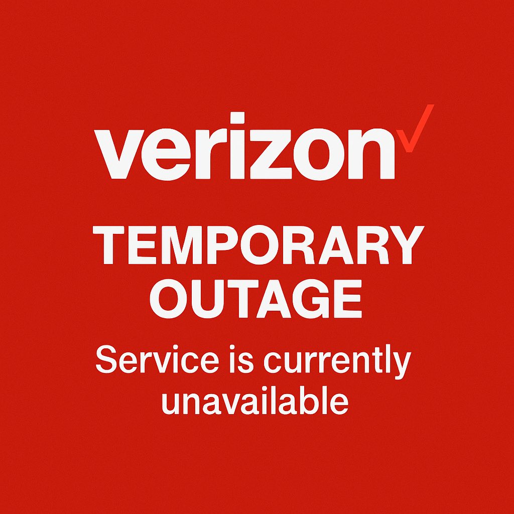 Verizon is currently experiencing a temporary outage. If you need to reach 911, use a campus landline or a blue phone.