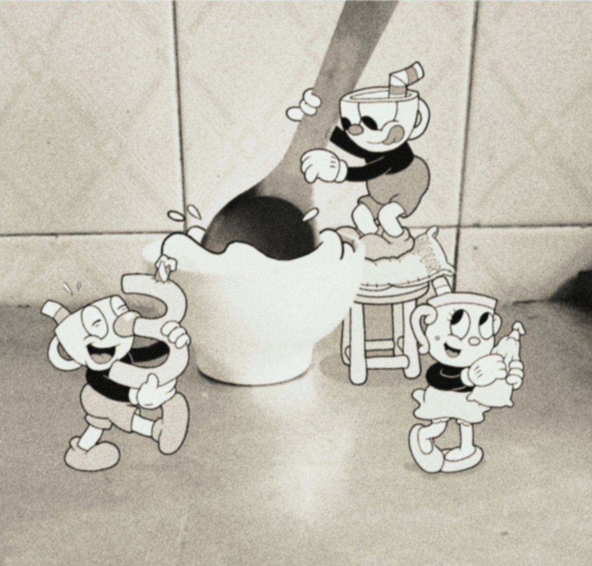 DannysNib's tweet image. Three Pals, Three years! That's right, it's been three wonderful years since this beautiful DLC came out ☕
#cupheaddlc #cupheadgame #cuphead #1930s #vintage #rubberhosestyle #1930cartoons #oldcartoons #cartoonart #art #traditionalart #technicolor #ilustration #watercolor